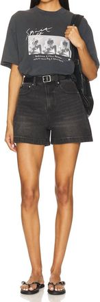 Pistola Denim Saige High Rise Short In Glamour