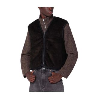Our Legacy Vests, male, Brown, Size: M Top Vest