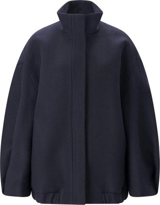 Dries Van Noten Lichte jassen - Dames - Jassen - Blauw - Maat: M Wol