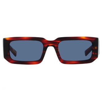 Prada Dark Blue Rectangular Mens Sunglasses PR 06YS 17R06A 53