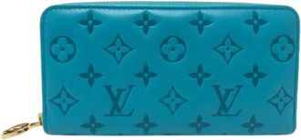 Louis Vuitton Pre-owned Zippy Portemonnee - Dames - Vintage Accessoires - Blauw - ONE Size - Leer - Vintage