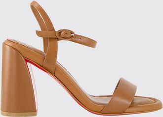 Christian Louboutin Sandali Jane in nappa con tacco alto e cinturino alla caviglia
