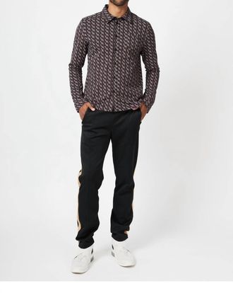 4funkyflavours Get Down Cotton Jersey Long Sleeve Shirt In Multicolor