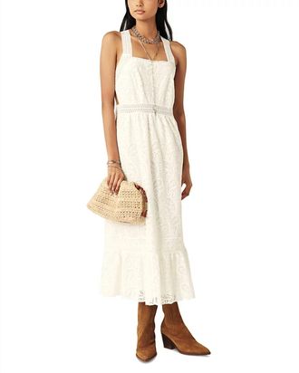 BA&SH Austin Dress In Off White