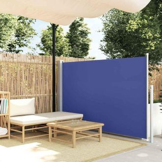vidaXL Toldo Lateral Retr&aacute;ctil 140x300 Cm Azul Vidaxl