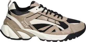 Msgm Msgm, Schoenen, Dames, Beige, 38 EU, Leer, Sneakers