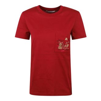 Max Mara T-Shirts, female, Red, Size: XS Nunzio T-Shirt