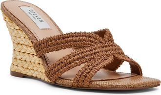 Steven New York Winona Wedge Sandal in Cognac at Nordstrom Rack, Size 7.5