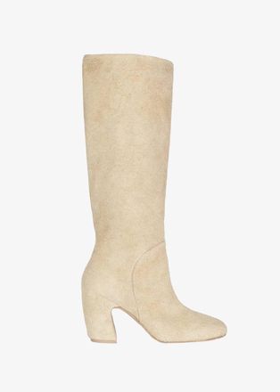 Cortana Womens Milla Knee-High Boot In Ecru