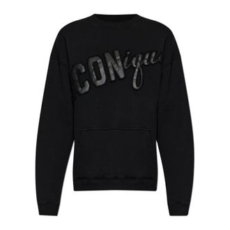Dsquared2 Sweatshirts, male, Black, Size: 2XL Logo Sweatshirt