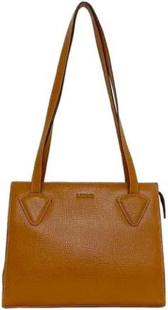 Loewe Pre-owned Shoulder Bags, female, Brown, Size: ONE SIZE Pre-owned Leather shoulder-bags