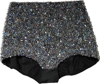 Dolce & Gabbana High Waist Hot Pants - Dames - Bermuda - Veelkleurig - M - Polyester - Korte Broeken