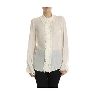 Dondup Mujer, Blusas y Camisas, Beige, Talla: L