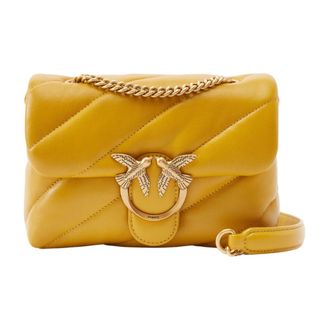 Pinko Mini Love Bag Puff - Bags - Mujer - Amarillo - ONE SIZE