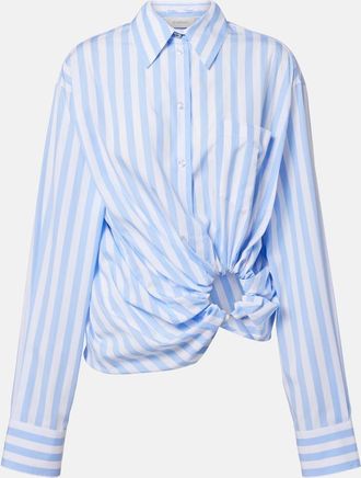Sportmax Camisa Palmizi de popel&iacute;n de algod&oacute;n