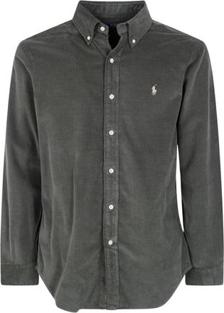 Ralph Lauren Corduroy Shirt - Heren - Casual Overhemden - Groen - XL - Katoen - Overhemden