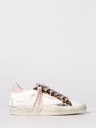 Crime London Sneakers SK8 Deluxe Crime London in pelle e cavallino animalier