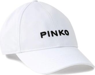 Pinko Cappello da baseball con ricamo - Bianco