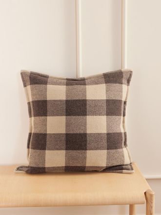 Ralph Lauren Home Cuscino In Lana A Quadri Joshua - Grigio