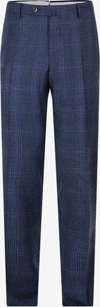Pantaloni Torino Karierte Slim-Fit-Hose aus Wolle