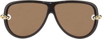Bottega Veneta Knot aviator sunglasses Woman One Size