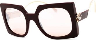 Etro 0026/S LHF/2S Womens Sunglasses Burgundy Size 54