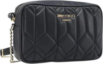 Jimmy Choo London Pre-owned Shoulder Bag - Dames - Vintage Schoudertas - Zwart - ONE Size - Leer - Vintage
