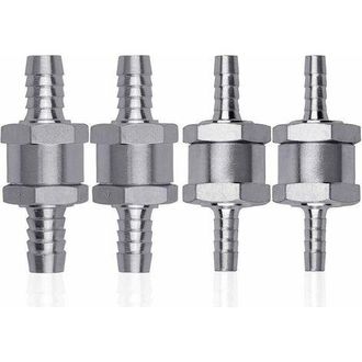 OEM Ulisem Set Di 4 Valvole Di Non Ritorno Diesel In Lega Di Alluminio, 6/8/10/12 Mm, Con Freccia, Per Auto, Barche E Moto A Benzina E Diesel