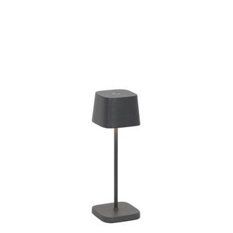 Zafferano L&aacute;mpara de mesa led gris oscuro regulable zafferano
