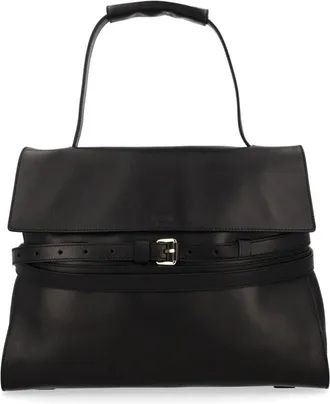 Moschino Tie Me Medium Buckle Handbag