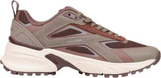 Calvin Klein Schoenen, Dames, Bruin, 40 EU, Polyester, Sneakers
