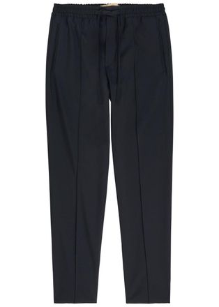 Valentino Garavani Straight-leg Wool-blend Trousers - Navy - 52 (IT52 / XL)