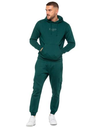 Enzo Jeans | Heren Pullover Hoodie Tracksuit Set - Groen