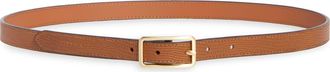 Ted Baker Lizard Embossed Leather Belt in Cognac at Nordstrom Rack, Size X-Large