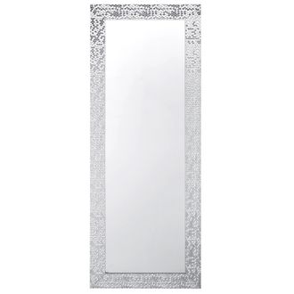 Beliani Beliani - Espejo De Pared Plateado 50 X 130 Cm Vertical Sal&oacute;n Dormitorio Marans