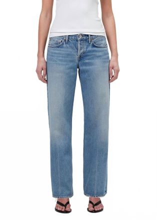 A Gold E Womens Low Rise Loose Jean In Vault