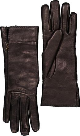 Saint Laurent Womens Leather Gloves, Size 6.5