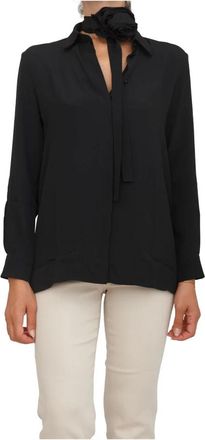 Marella Cabiria Shirt - Dames - Overhemden - Zwart - XL - Overhemden