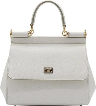 Dolce & Gabbana Top Handle Tas - Dames - Tassen - Wit - Maat: ONE Size