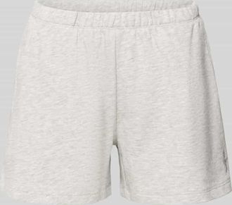Review Kurze Sweatshort mit Stickerei in Hellgrau Melange, Gr&ouml;&szlig;e XL