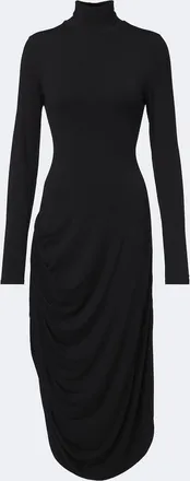Proenza Schouler Imogen draped gathered jersey midi dress