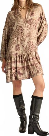 Momoni Amber Printed Dress In Multicolor Vinaccia