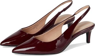 Rockport Corine High Womens Heels Dark Red Patent : 5.5 M (B), Rubber/Suede