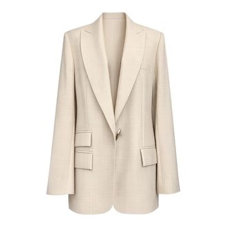 Simona Corsellini Blazers, female, Beige, Size: M Blazer Monopetto