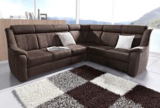 Sit&more Ecksofa »Basel L-Form« wahlweise mit Relaxfunktion