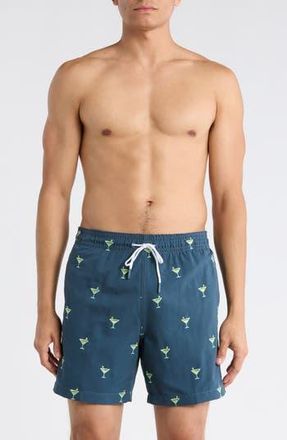 Trunks Surf & Swim Co. Sano 6.5-Inch Swim Shorts in Lake at Nordstrom Rack, Size X-Large