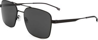 HUGO BOSS Mens 58mm Grey Sunglasses BOSS1695-S-SVK-58