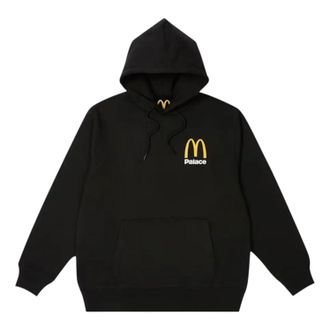 Palace x McDonalds Logo Hoodie Black P25CS173