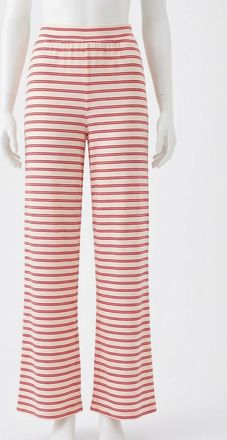 Z Supply Luxe Stripe Pants In Red