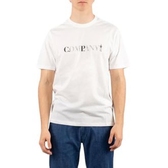 C.P. Company T-Shirts, male, White, Size: XL T-Shirt Uomo C.p Company